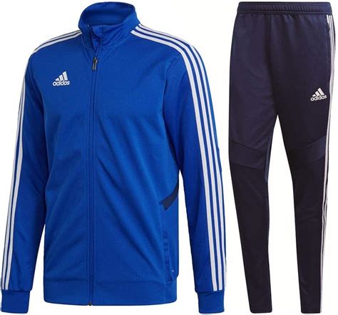 adidas trainingsanzug blau herren xxl|Blaue Trainingsanzüge .